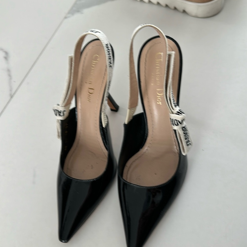 Dior sling back heels size 39